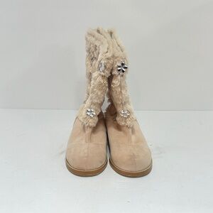 Joan Boyce Women's Tan Fur Boots